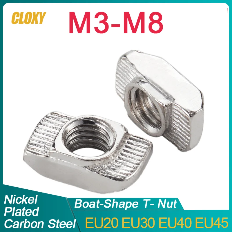 Aluminum T-Slot Profile - 10/ 20/ 50 Uds M3 M4