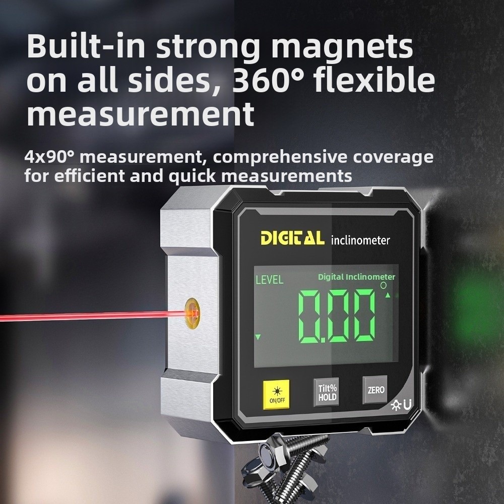 Industrial Laser Alignment - Medidor de ángulo de pantalla de