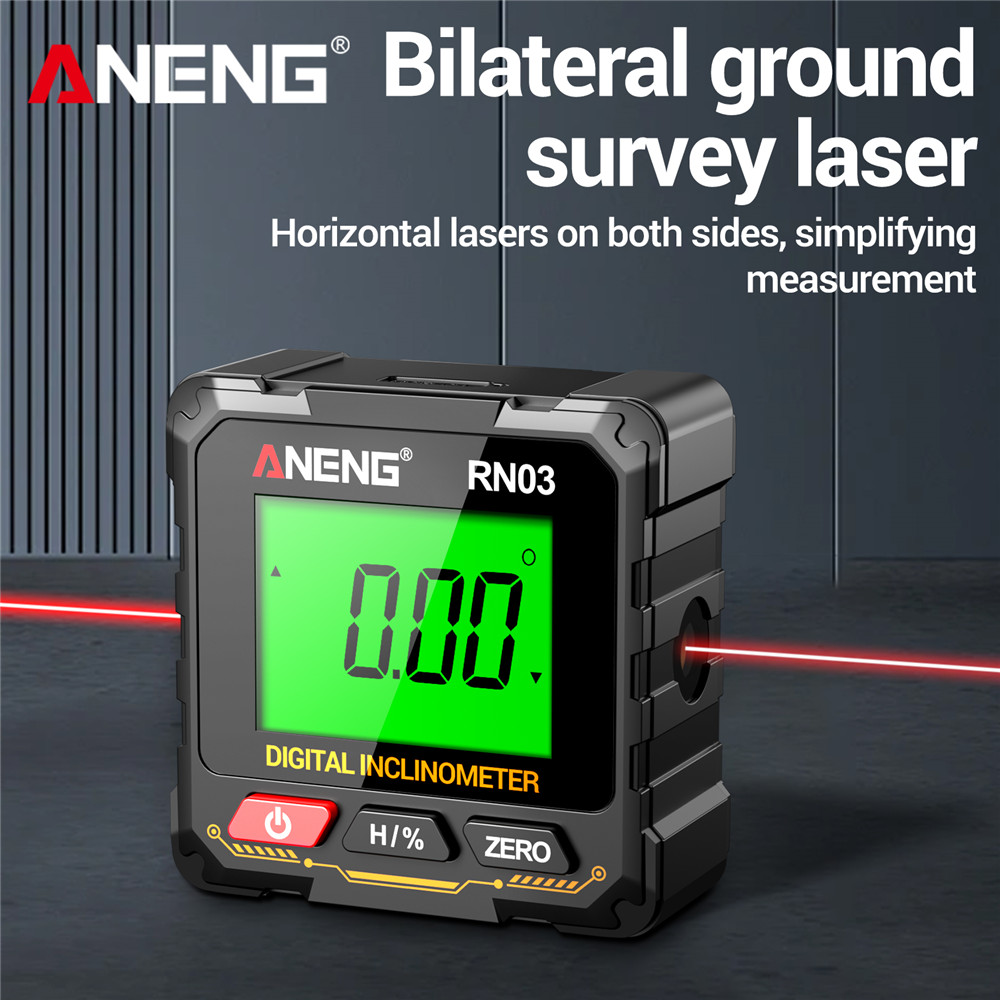 Industrial Laser Alignment - Medidor de Ángulos Digital Magnético de