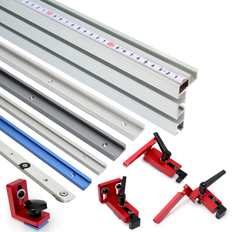 Aluminum T-Slot Profile - Pistas en T tipo 19/30/45/75, plantilla