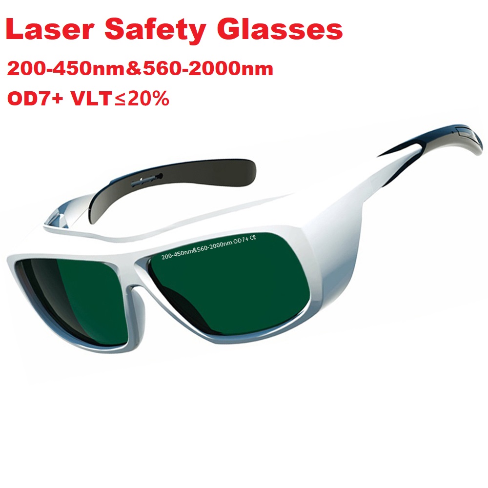 Industrial Laser Glasses - Gafas de seguridad láser OD7 +,