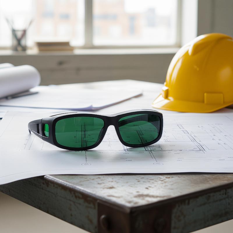 Industrial Laser Glasses - Gafas de Soldador Anti-Láser, Anti-Luz Intensa,