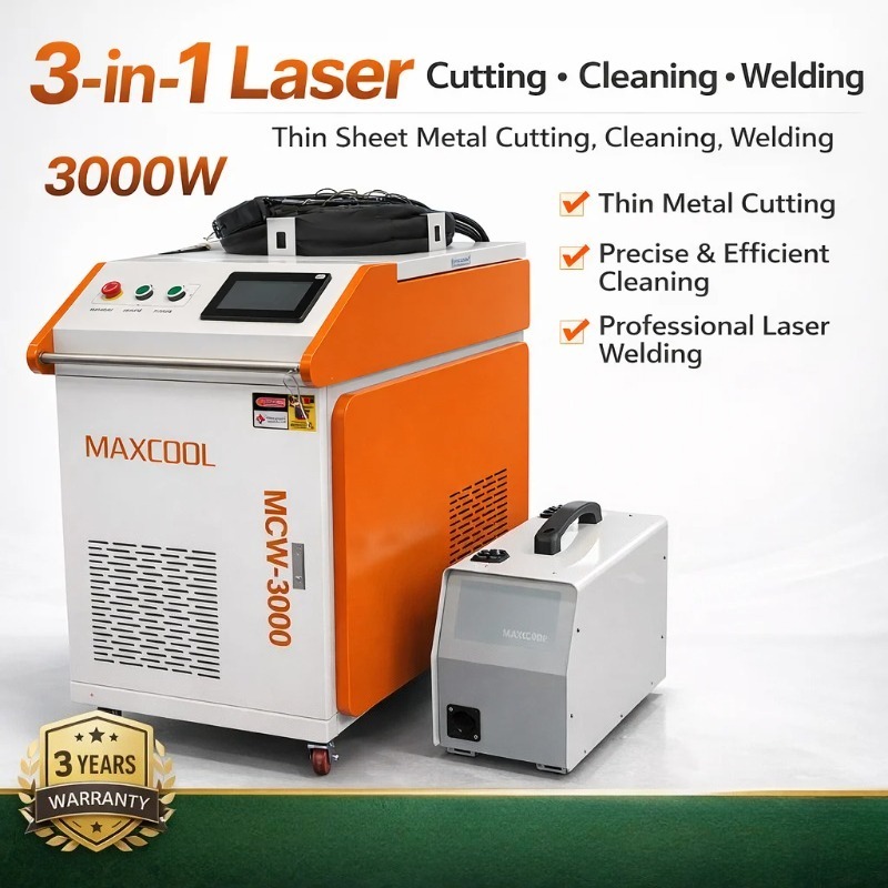 Industrial Laser Welding Machine - Máquina de Soldadura 3 en 1,