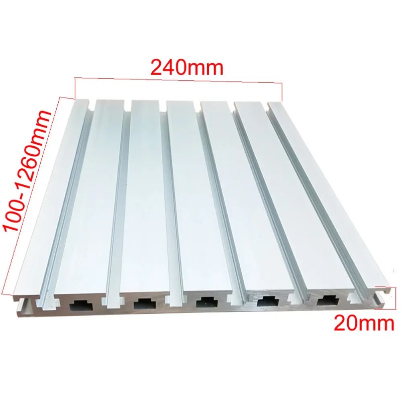 Aluminum T-Slot Profile - Perfil de aluminio con ranura en