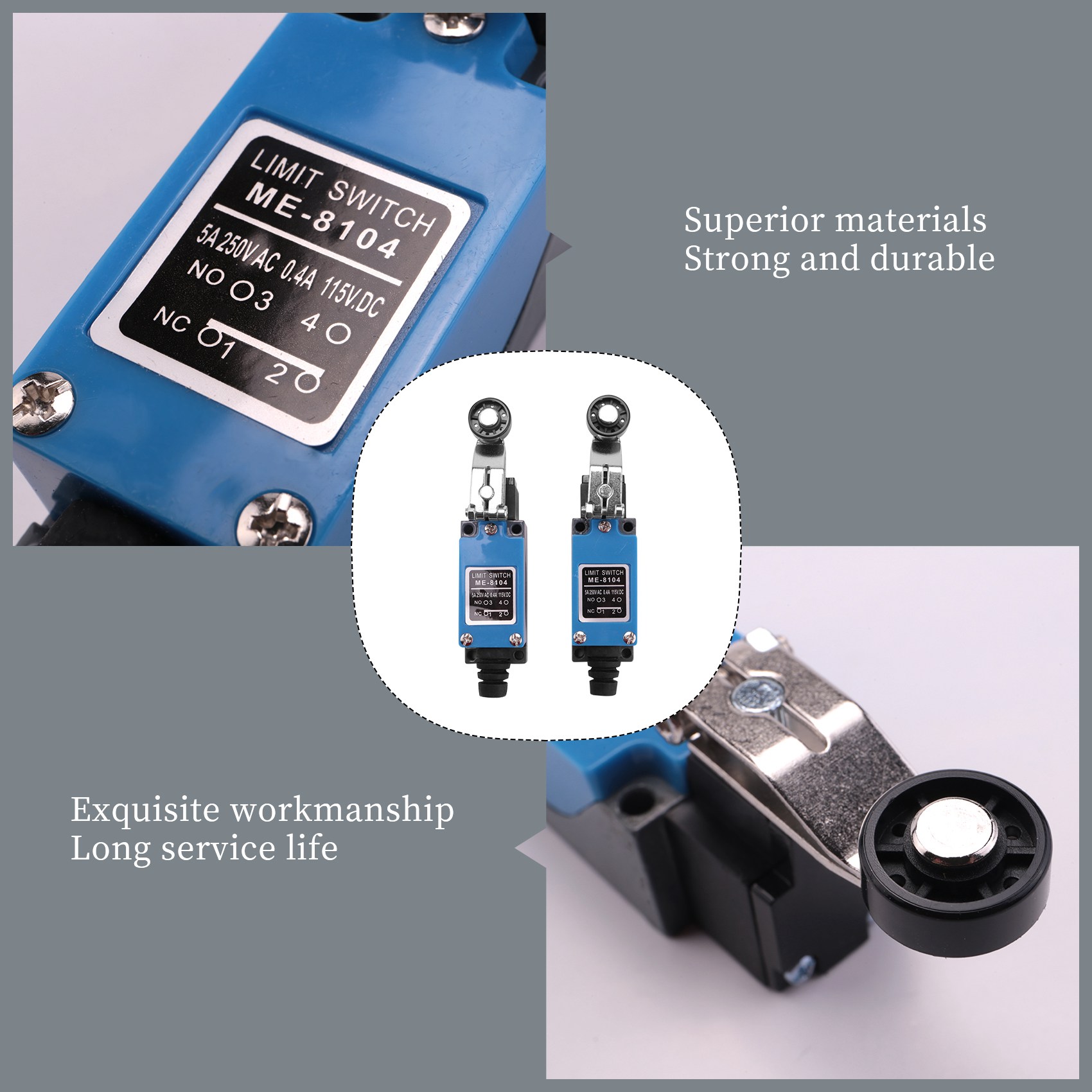 Limit Switch Cnc - B50C 10 piezas ME-8104 Interruptor de