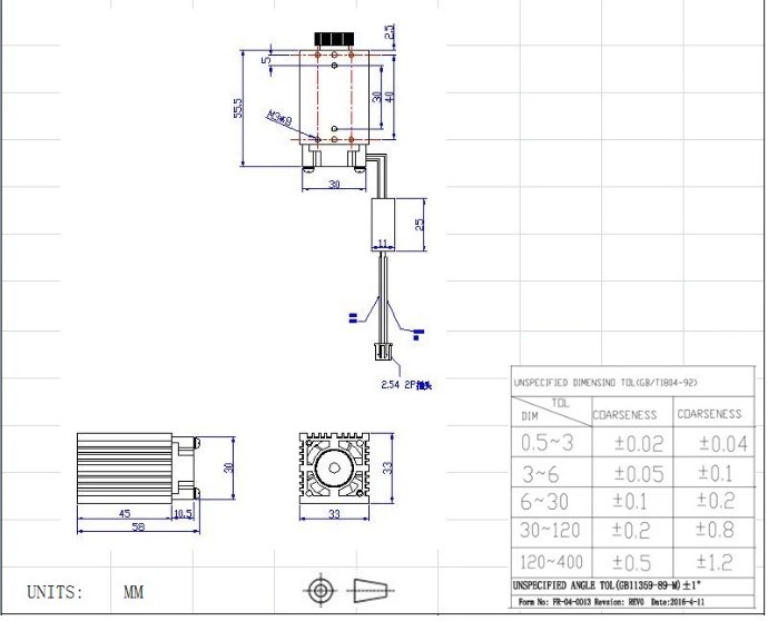 Módulo de Diodo Láser Verde pa - Diode Laser Module reseña y precio