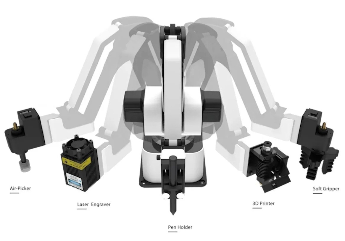 Rotrics DexArm, Brazo Robótico - Industrial Laser Printer reseña y precio