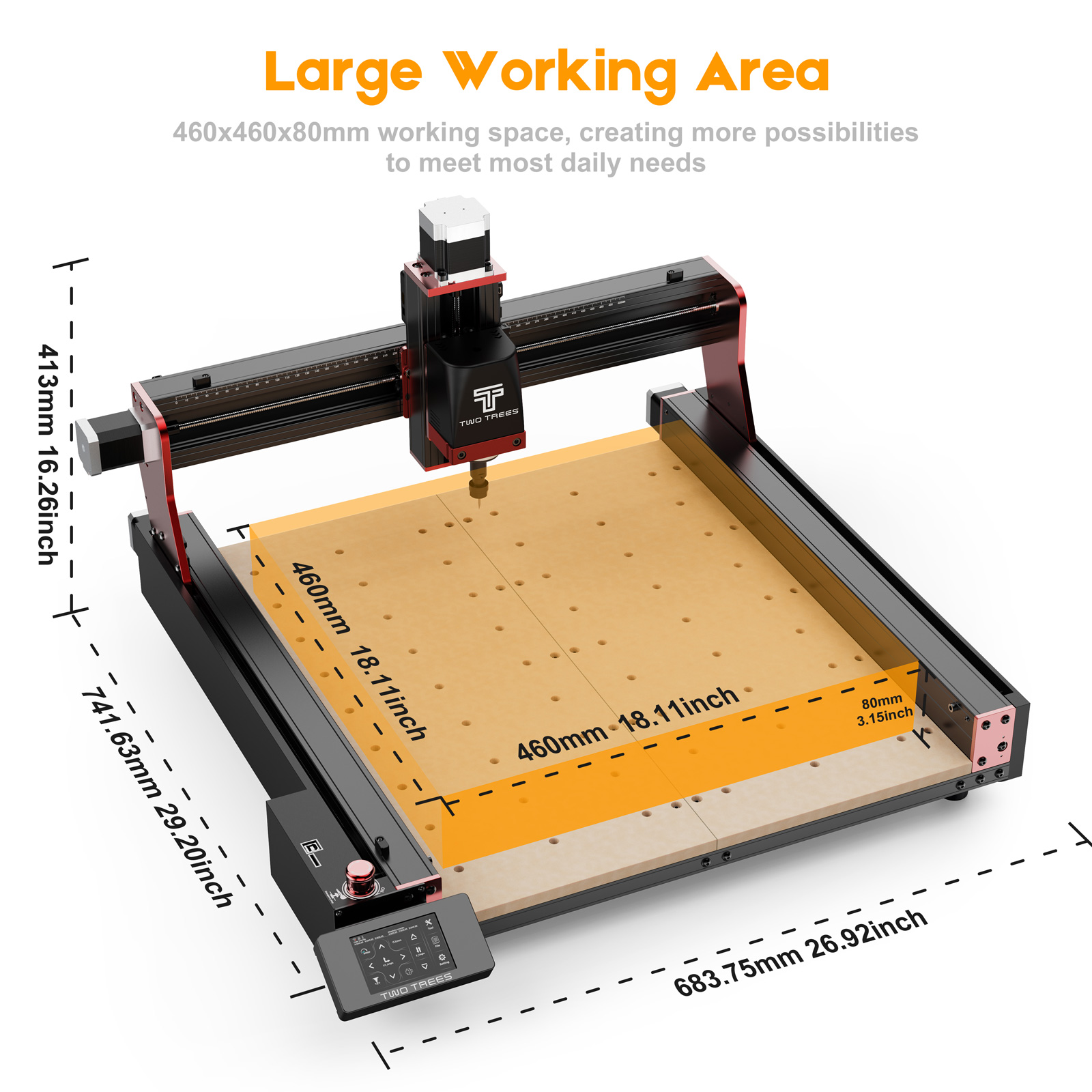 TWOTREES TTC450 pro CNC máquin - Limit Switch Cnc reseña y precio