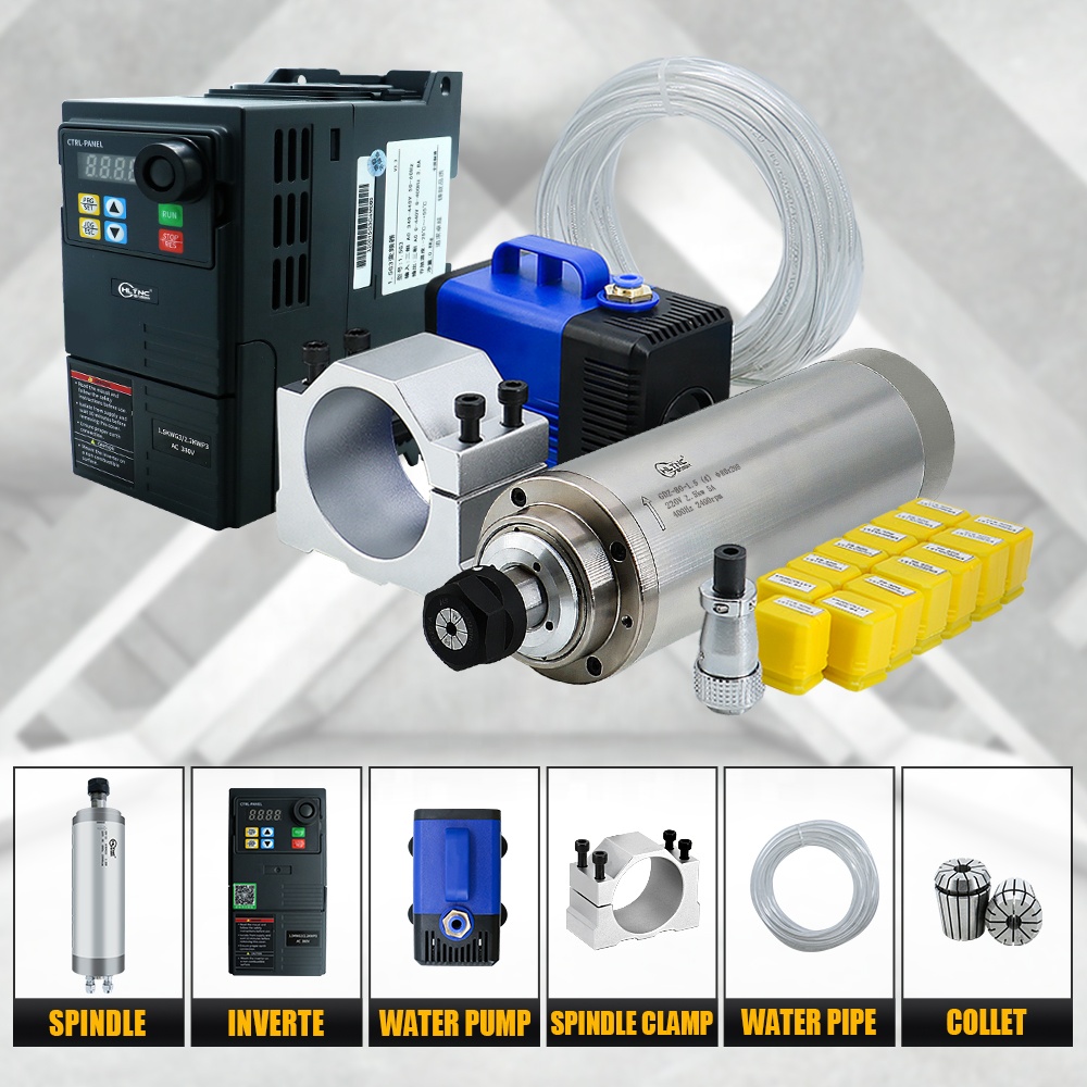Motor de Husillo de 220V ER20  - Cnc Router Machine reseña y precio