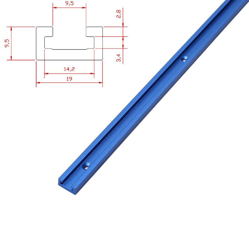 Pistas en T tipo 19/30/45/75,  - Aluminum T-Slot Profile reseña y precio