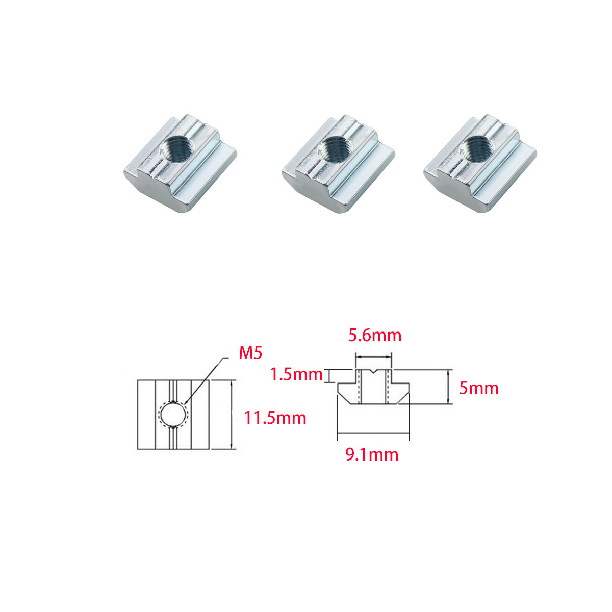 Juego de conectores de perfil  - Aluminum T-Slot Profile reseña y precio