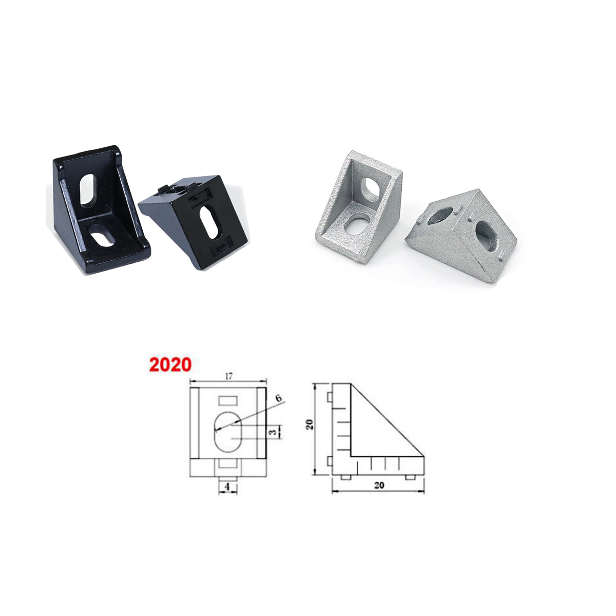 Juego de conectores de perfil  - Aluminum T-Slot Profile reseña y precio