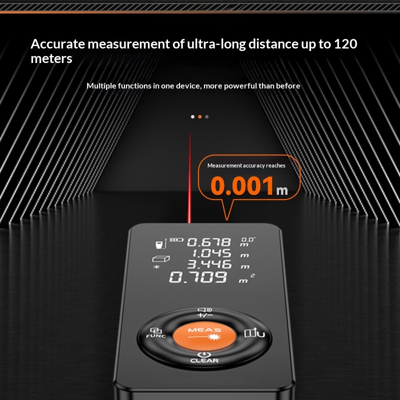 Telémetro Láser, Instrumento d - Industrial Laser Rangefinder reseña y precio