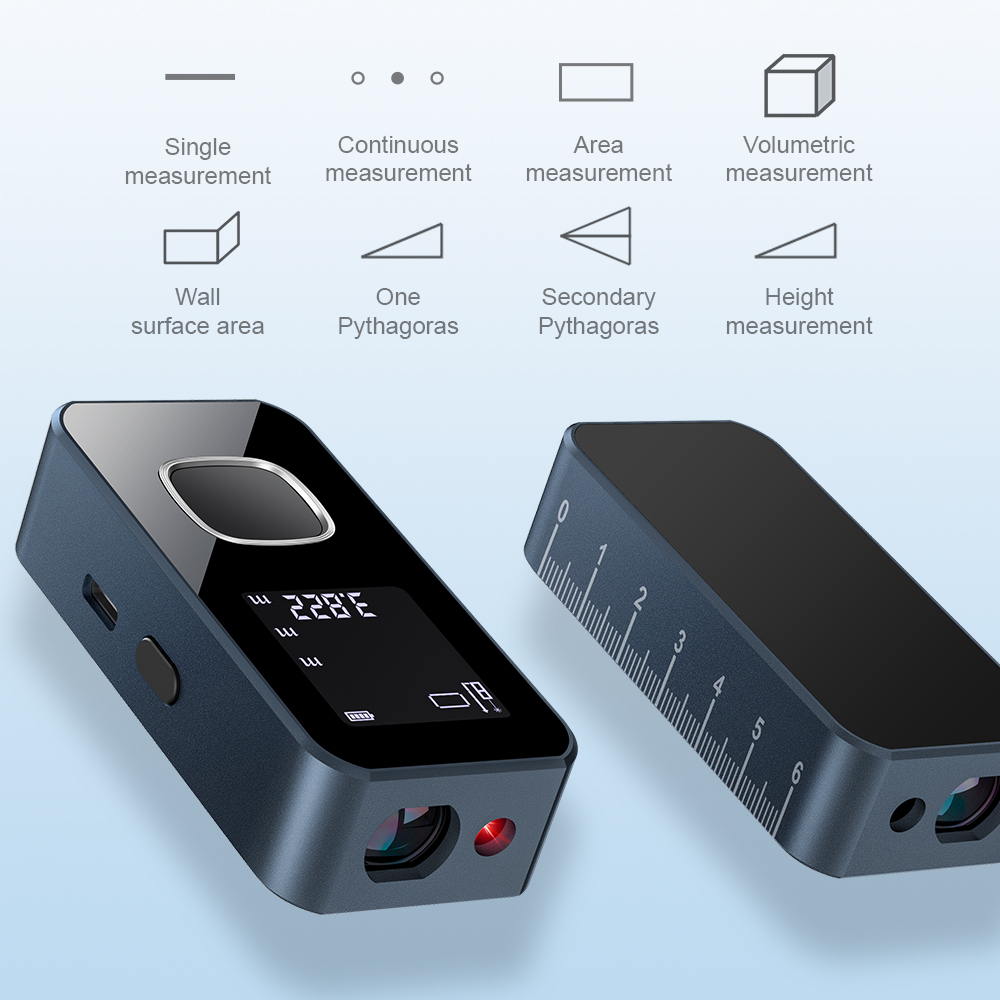Medidor de distancia láser 60M - Industrial Laser Rangefinder reseña y precio